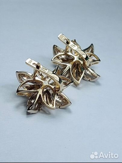 Золотые серьги