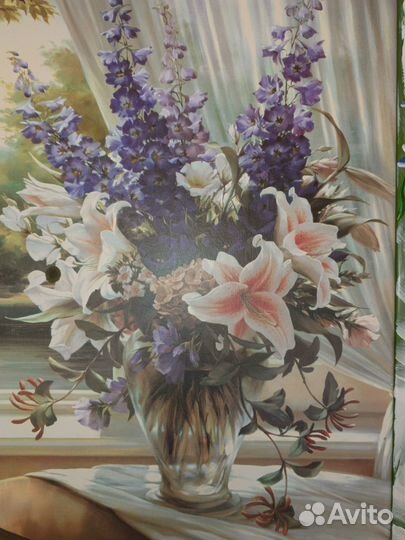 Интерьерные картины с букетами цветов