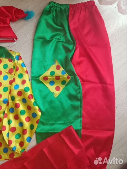 Новогодний костюм скоромох, петрушка