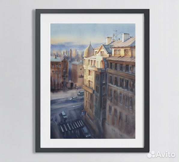 Картина акварелью 