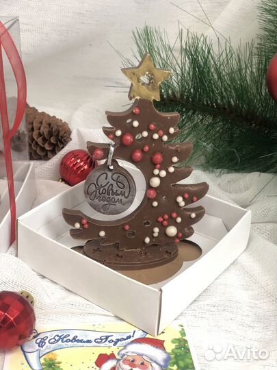 Шоколадная елка в подарок на новый год