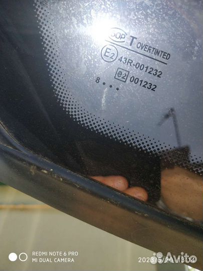 Стекло заднее треугольник ваз 2110, 11, 12