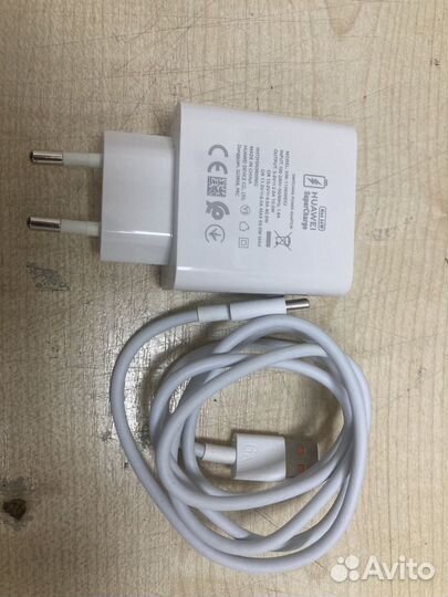 Huawei supercharge 66w + кабель type-c оригинал