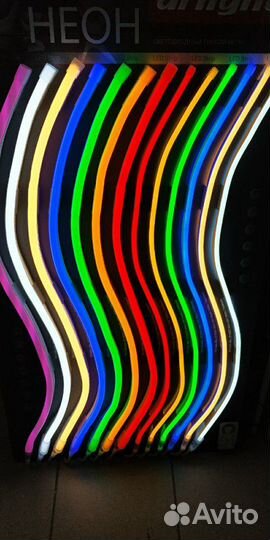 Светодиодный неон 220 В разные цвета