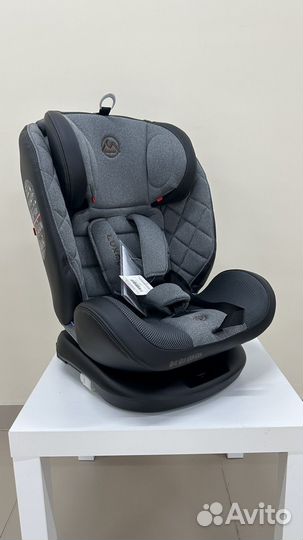 Автокресло Luxmom 299 0-1-2-3 Isofix серый