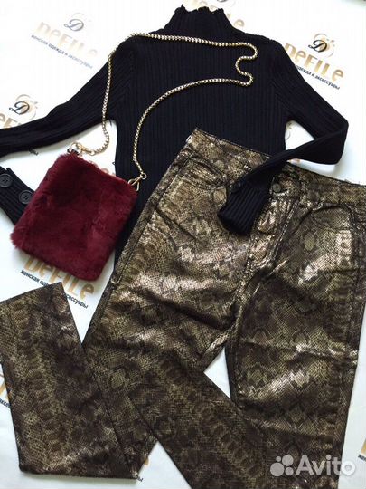 Джинсы с лазерным напылением