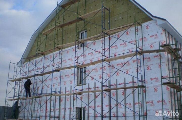 Монтаж сайдинга. Отделка фасадов. Утепление фасада