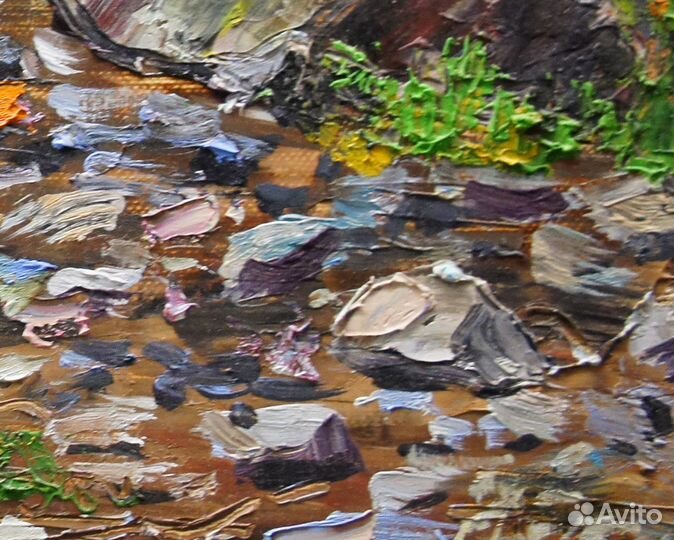 Картина маслом, на Финском заливе, 70х90 см