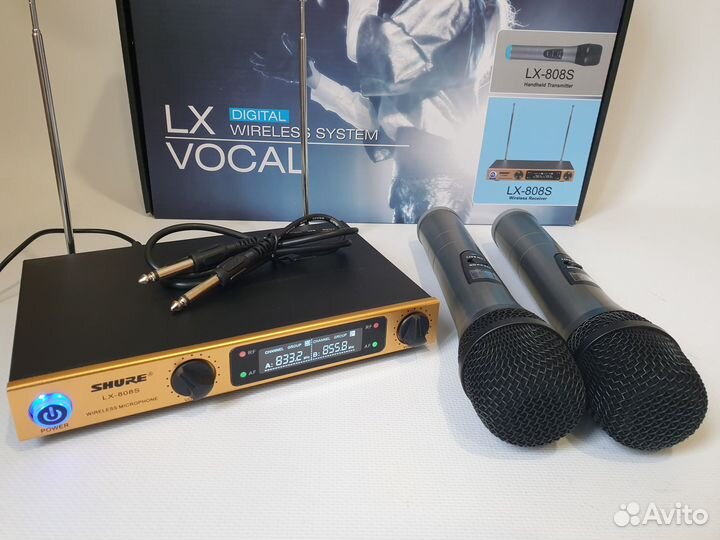 Беспроводные микрофоны Shure LX-808S