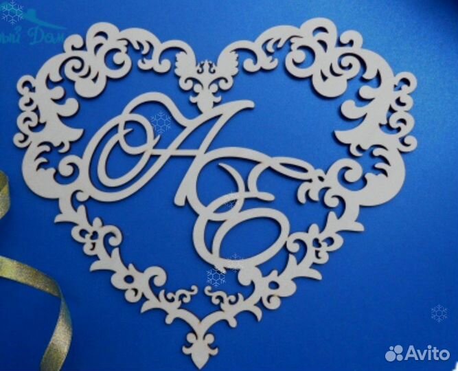 Монограмма свадебная