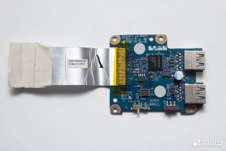 USB плата LS-6887P для Lenovo Y570