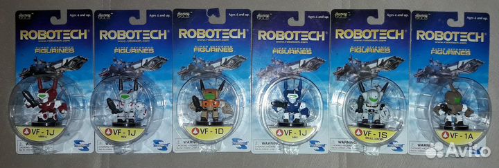 Robotech Super Deformed Figurines Сет 6