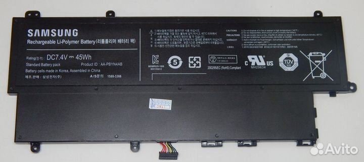 Аккумулятор для ноутбука samsung AA-pbyn4AB