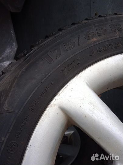 Комплект зимних колес r14 kia spectra