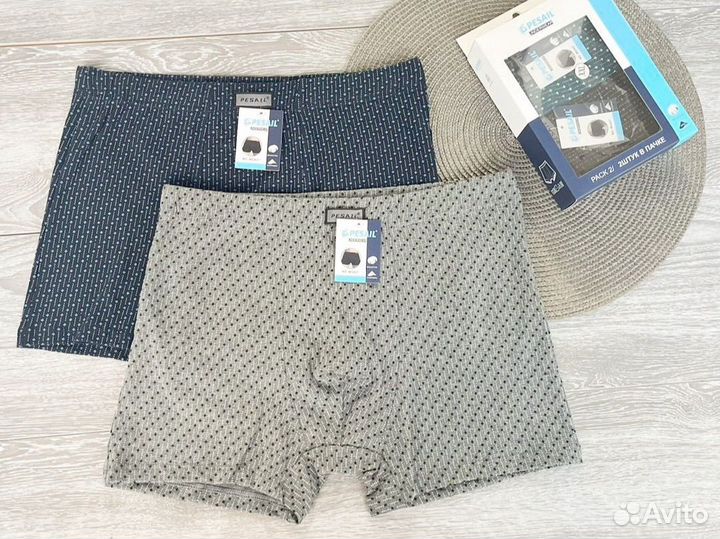 Трусы мужские боксеры хлопок классика шорты
