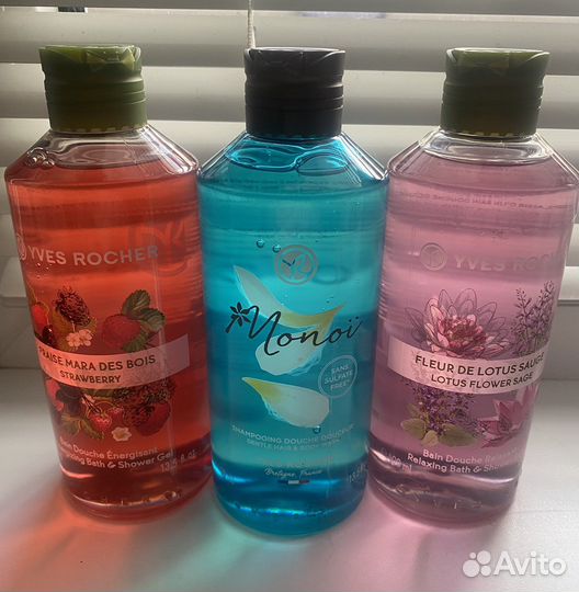 Гели и гоммажи для душа Ив Роше