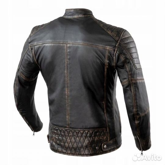 Мотокуртка кожаная Rebelhorn Hunter Pro Vintage
