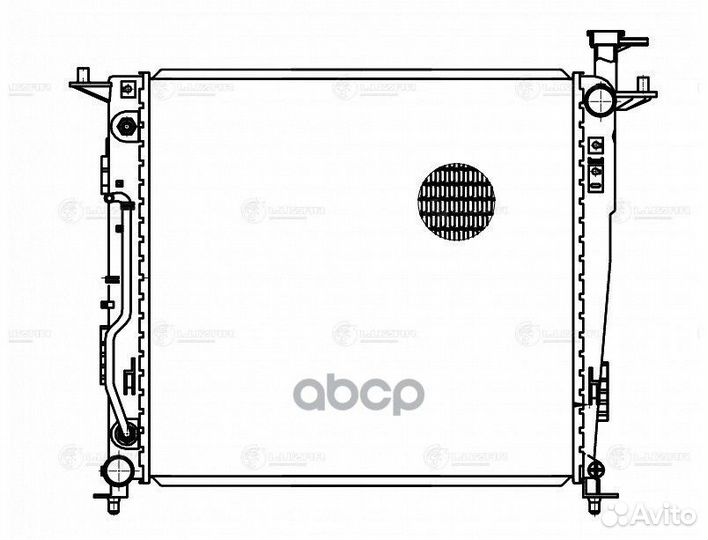 Радиатор KIA sorento III 14- 2.2CRDi AT охлаждения