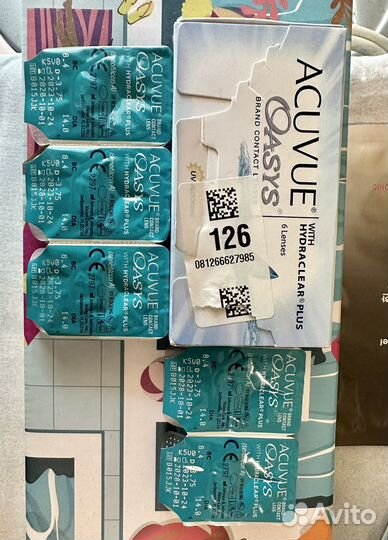Линзы acuvue oasys