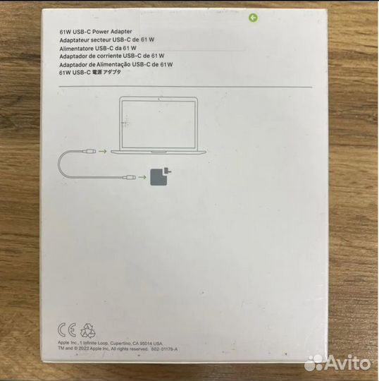 Блок для Apple MacBook USB-C 61W