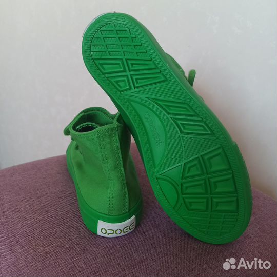 Кеды зелёные