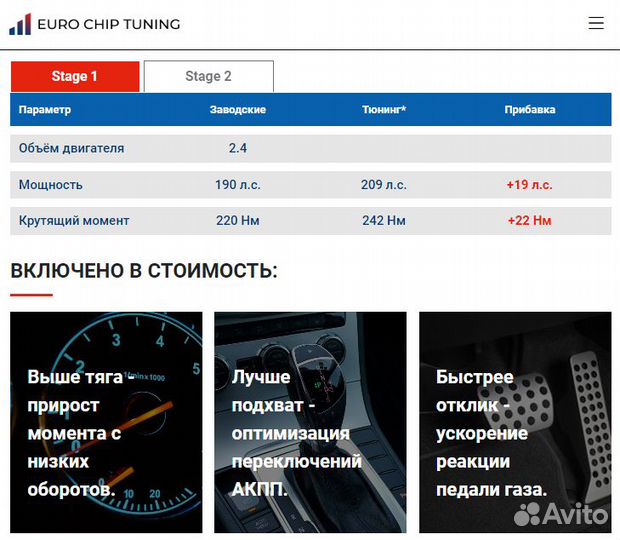 Чип тюнинг Honda Accord 2.4 7 190 лс