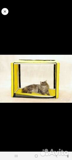 Выставочная клетка для животных разборная с чехлом