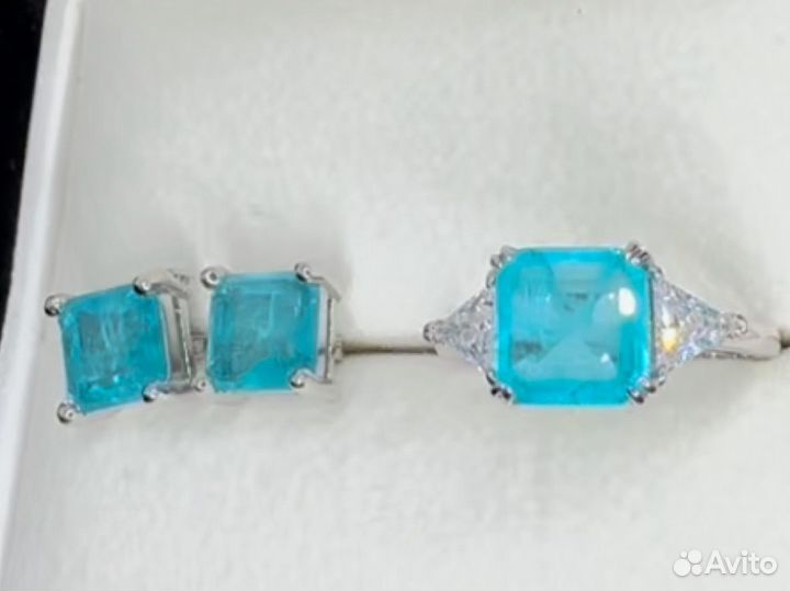 Пусеты И кольцо доставка