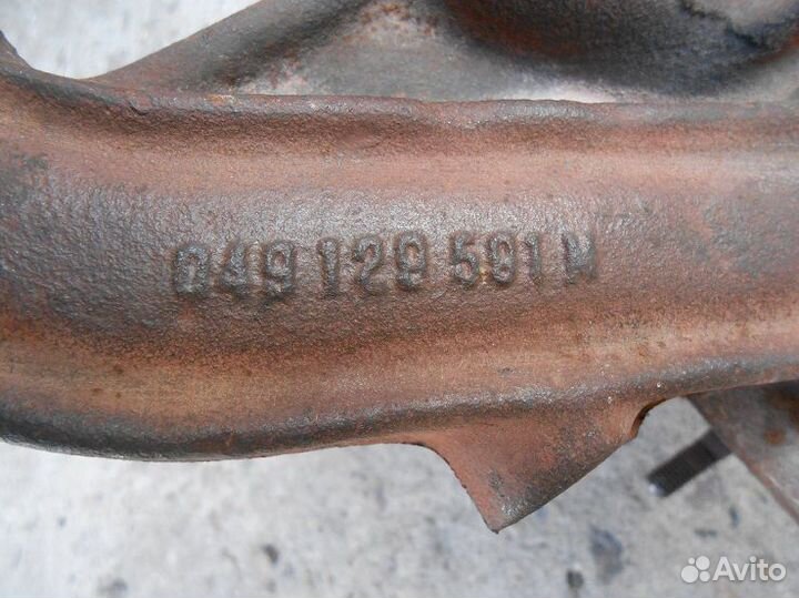 Выпускной коллектор Ауди 80 Б3 2.0i 049129591N