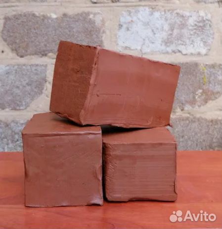 Гончарная глина красная