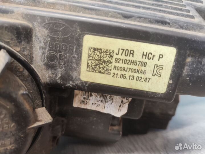 Фара правая Hyundai Solaris 2 2017