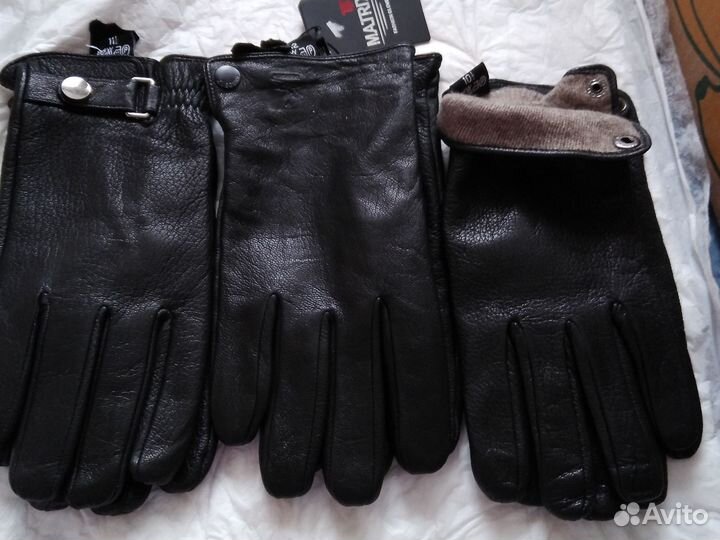 Перчатки муж. Оленья кожа