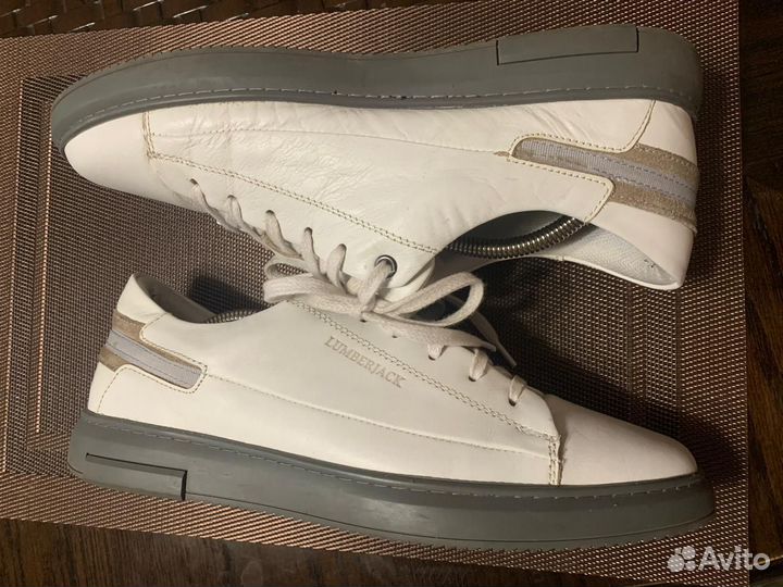 Мужские кожаные кеды 42 размер