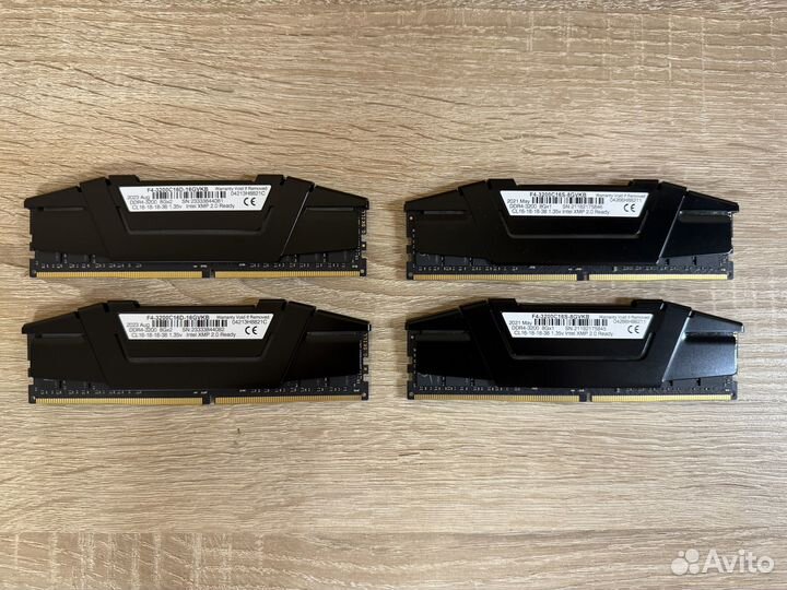 G.skill Ripjaws V 32 гб DDR4 3200MHz (4x8GB)