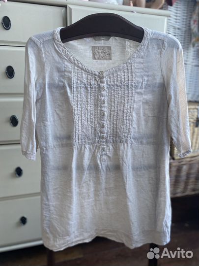 Блузки рубашки шитье хлопок лен
