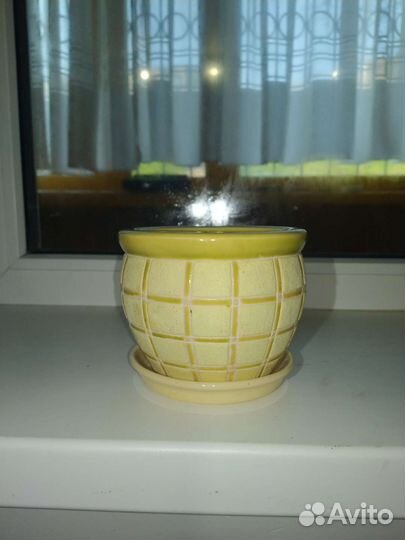 Цветочные горшки бу