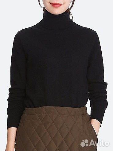 Кашемировая водолазка Uniqlo