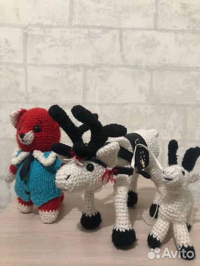 Игрушка интерьерная детская вязаная ручная работа