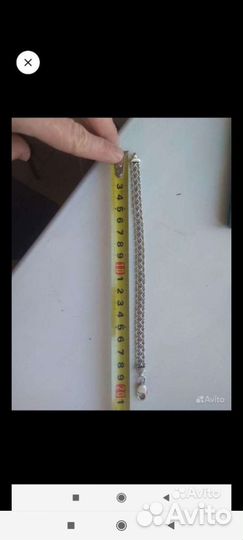 Браслет серебро