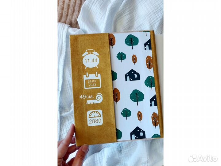 Фотоальбом детский именной ручной работы