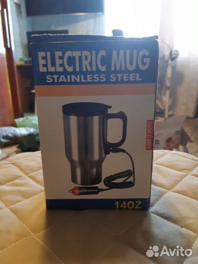 Автомобильная термо кружка кипятильник