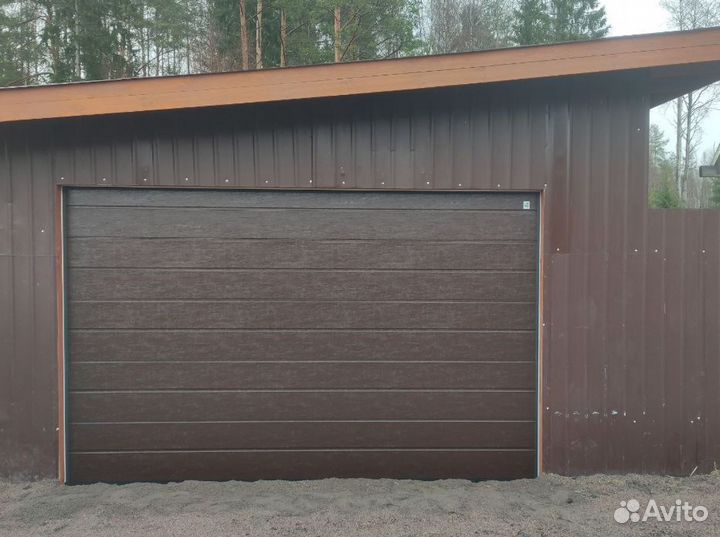 Секционные гаражные подъемные ворота