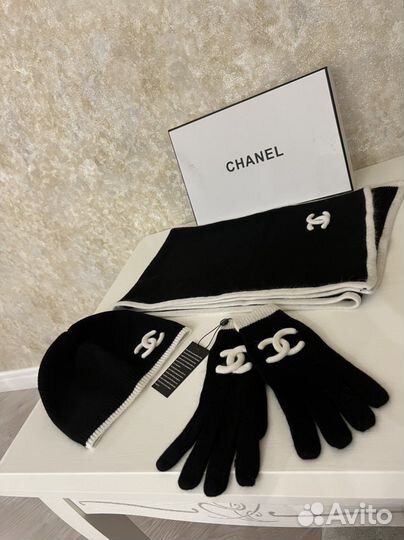 Шапка, шарф, перчатки