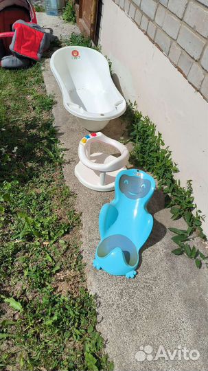 Детская ванночка с горкой