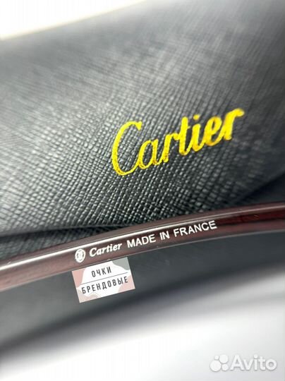 Очки линзы стекло мужские Cartier