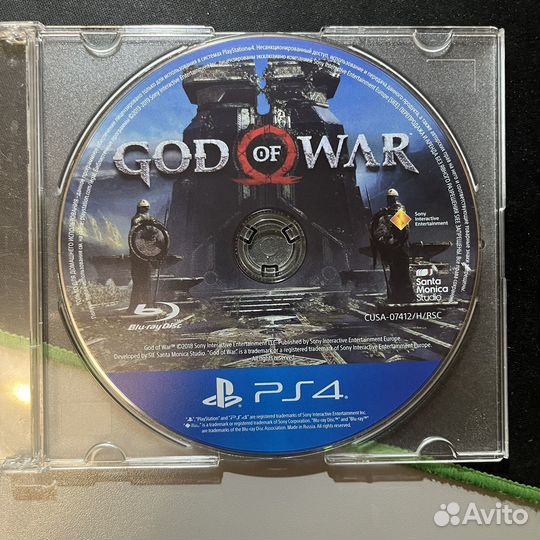 God of War Диск для PS4