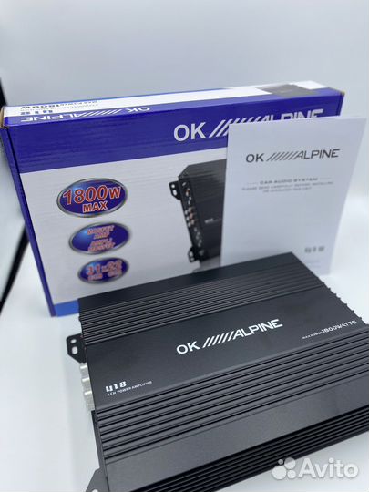 Усилитель 4 канальный alpine