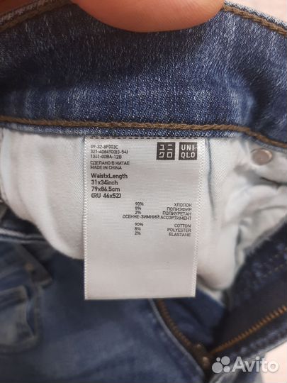 Джинсы мужские Uniqlo 31/34 в отличном состоянии