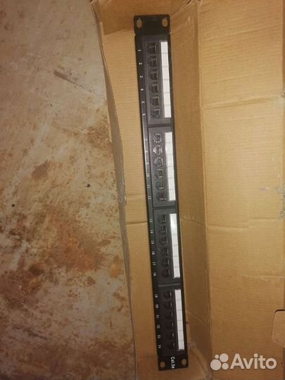 Патч панель 24 порта RJ45 UTP 19