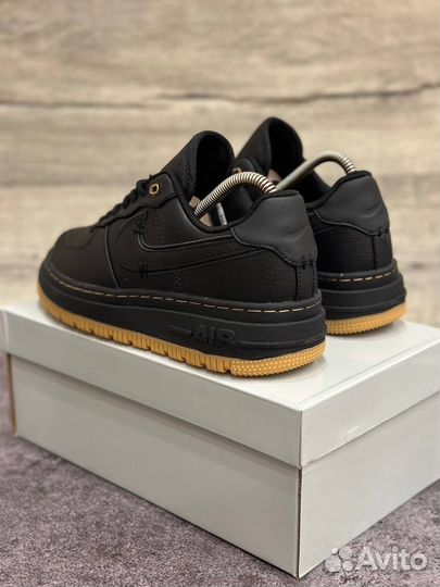 Кроссовки Nike Air Force 1 Luxe Black Gum (36-45)